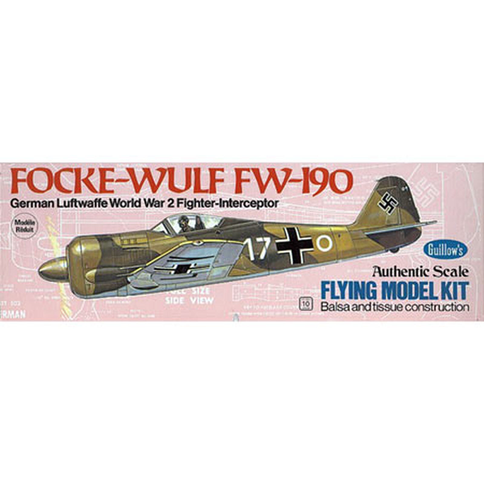 GUILLOW, Kit Focke-Wulf FW-190, 16,5".