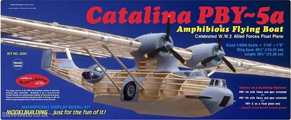 Modelli di nodi, Kit di modellismo Guillow's PBY-5A Catalina