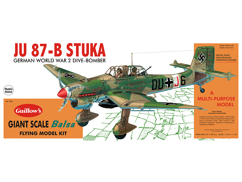 Gulliows, Kit di modellismo JU 87-B Stuka della Guillow