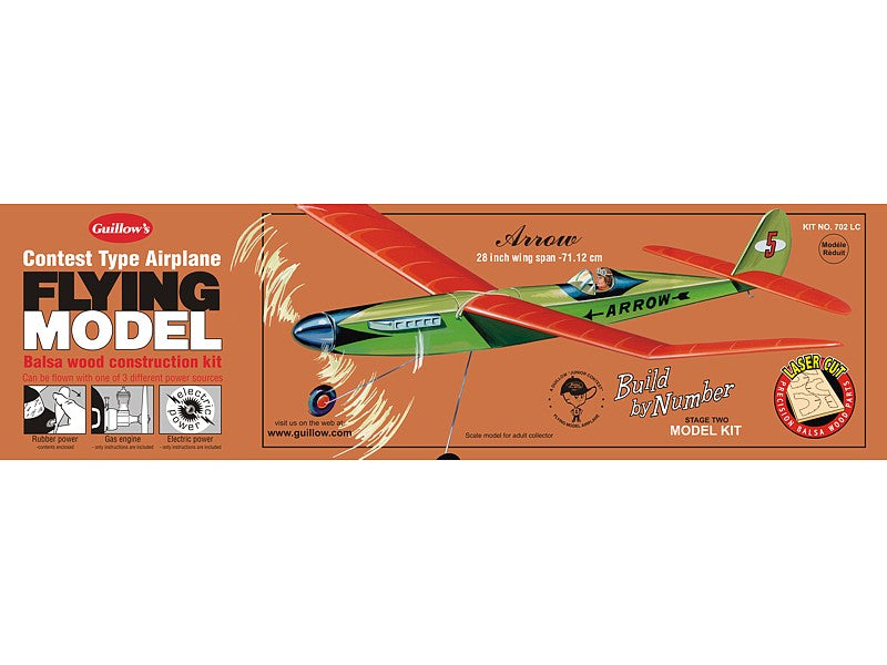 Gulliows, Kit di modellismo a taglio laser Arrow di Guillow