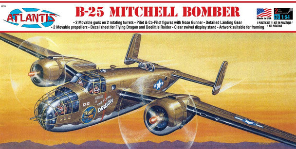 Modelli Atlantis, Kit di modellismo in plastica Atlantis B-25 Mitchell Bomber