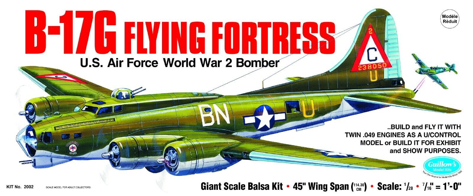 NodoModelli, Kit modellismo Boeing B-17G Flying Fortress di Guillow