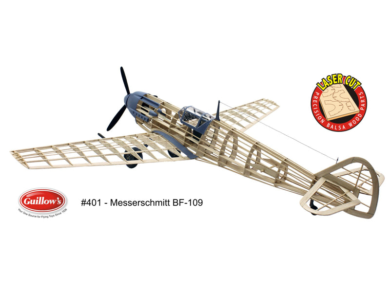 Gulliows, Messerschmitt di Guillow, kit di modellini tagliati al laser