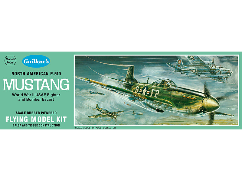 Gulliows, Modellino di P51D Mustang della Guillow's North American