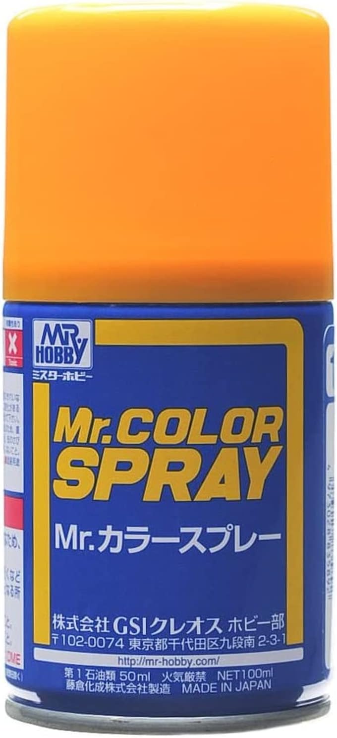 Gunzy Sangyo, Mr Color Semi Gloss Carattere Giallo Spray