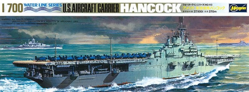 Hasegawa, PORTAEREI STATUNITENSE HANCOCK