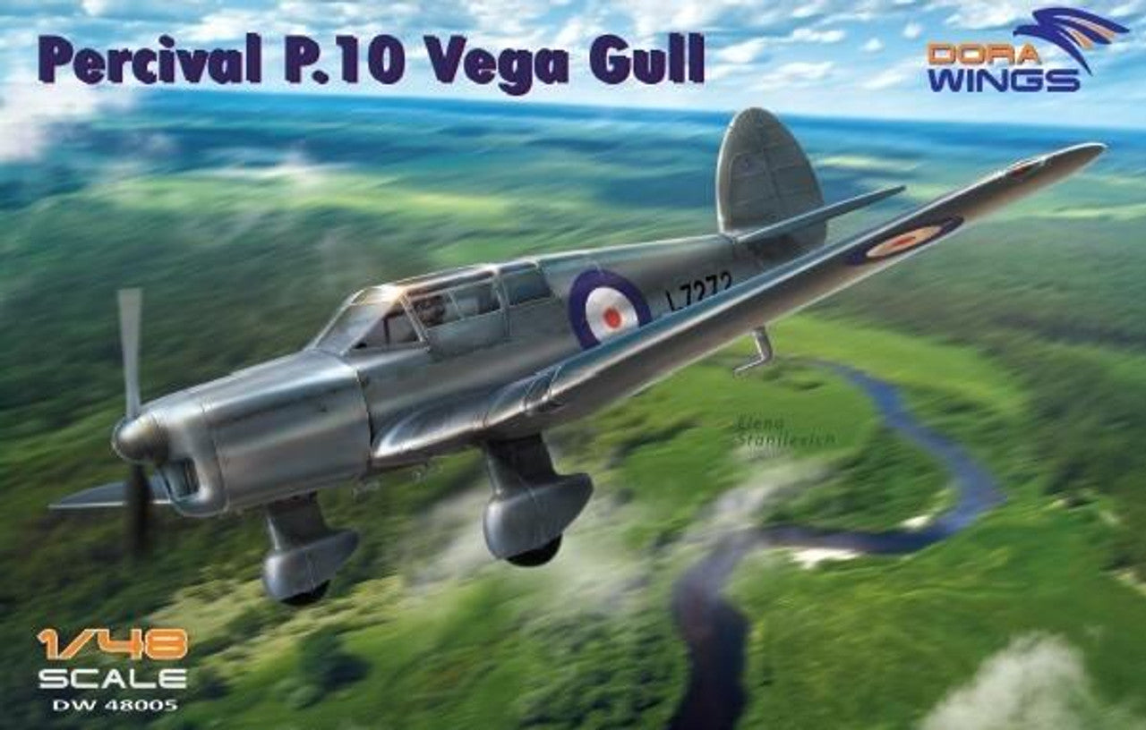 Ali di Dora, Percival P10 Vega Gull Velivolo britannico a quattro posti