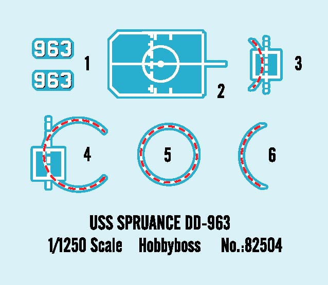 HobbyBoss, SPRUANCE DD-963