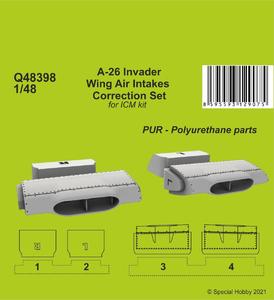 CMK, Set di correzione delle prese d'aria delle ali dell'A-26 Invader 1/48