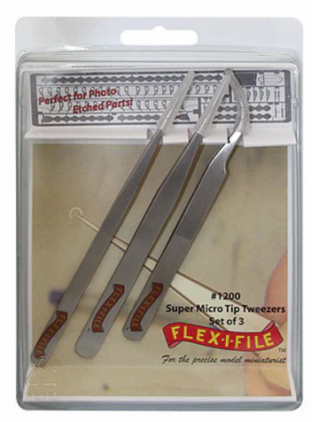 Flex-I-File, Set di pinzette Flex-I-File 1200 Super Micro Tip (3 pezzi)