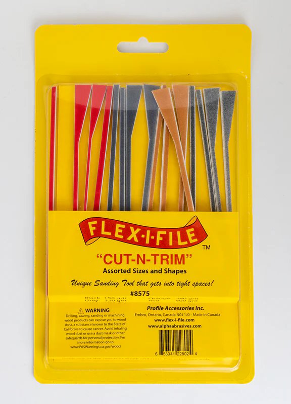 Flex-I-File, Set per taglio e rifinitura