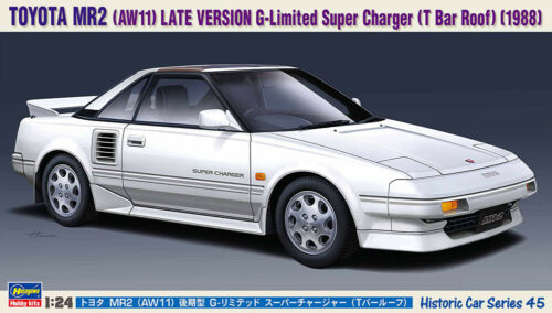 Hasegawa, TOYOTA MR2 (AW11) VERSIONE TARDIVA G-Limited Super Charger (tetto a T)