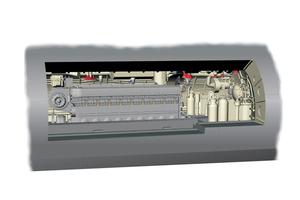 CMK, U-Boot IX Sezione motori diesel 1/72