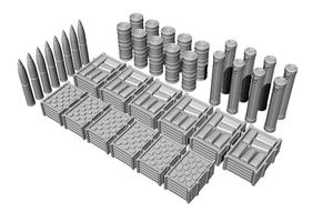 CMK, U-Boot VII-IX Munizioni e scorte alimentari, per kit Revell 1/72