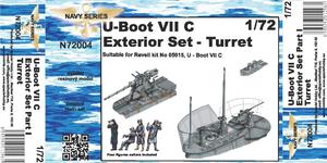 CMK, U-Boot VII Set esterno - parte I - Torretta per 1/72