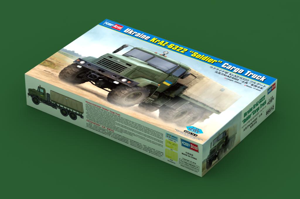 HobbyBoss, UCRAINA KRAZ-6322 CAMION MERCI PER SOLDATI