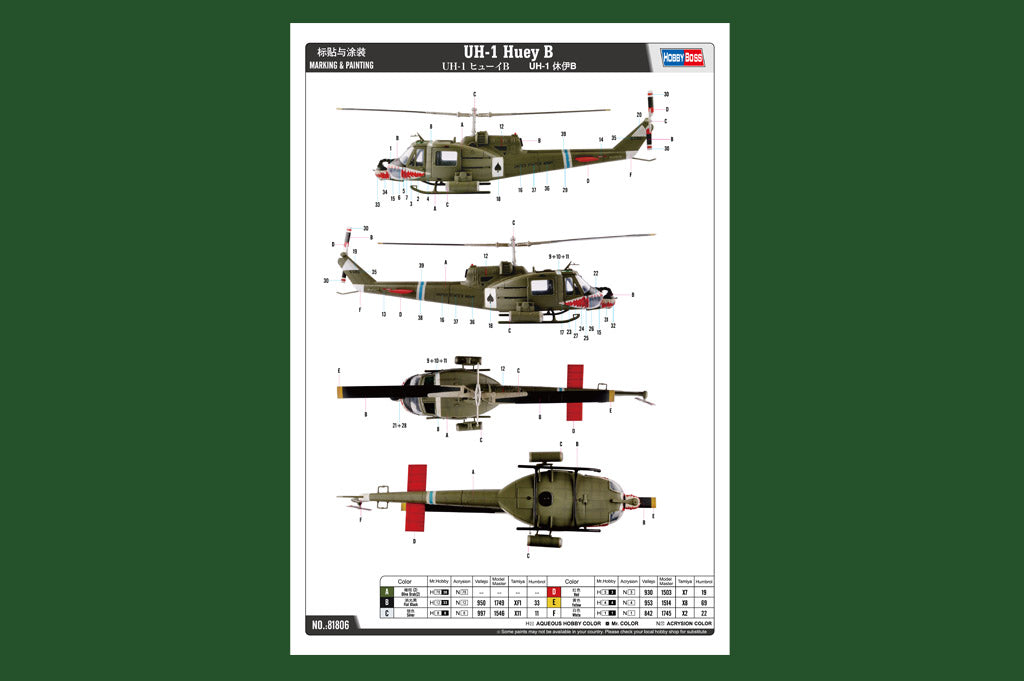 HobbyBoss, UH-1 HUEY B