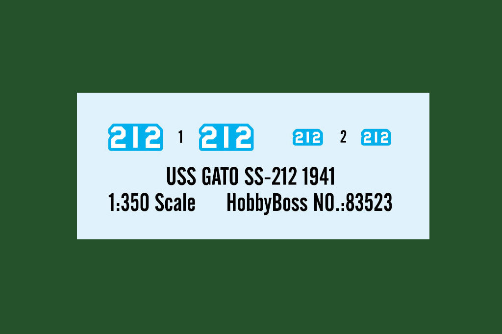 HobbyBoss, USS GATO SS-212 1941 1/350