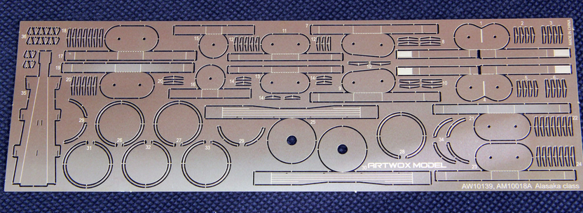 Artwox, USS Guam CB-2 Ponte di legno (blu)