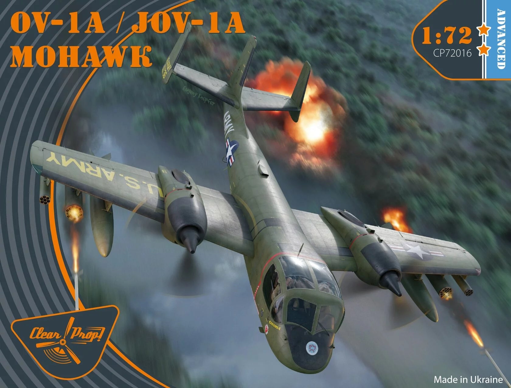 Prop. chiara, Velivoli dell'esercito americano OV1A/JOV1A Mohawk