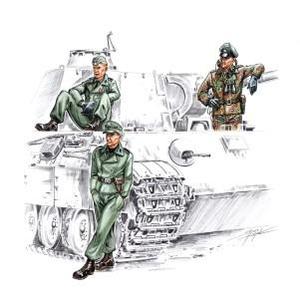 CMK, Waffen SS tankers WW II (3 fig.) 1/72