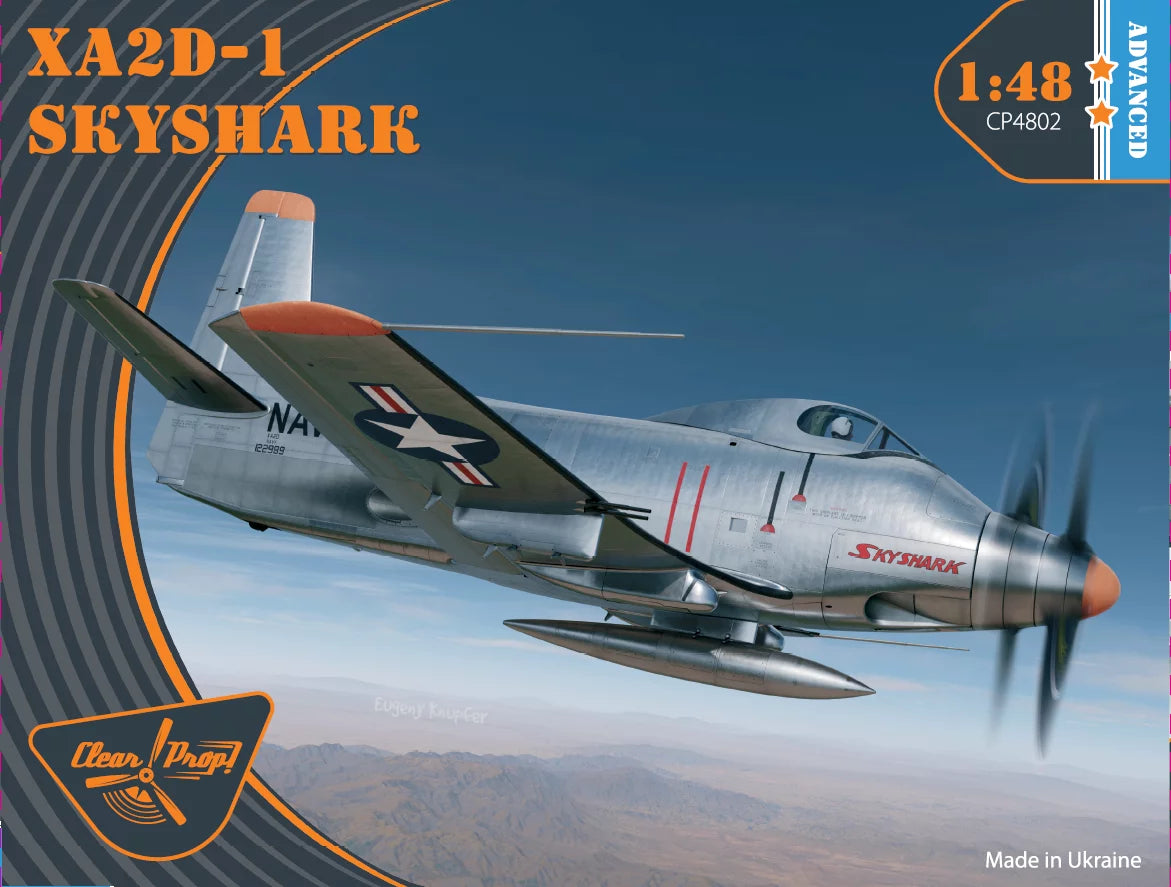 Prop. chiara, XA2D1 Skyshark - Aereo da attacco in versione iniziale