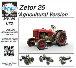 CMK, Zetor 25 'Versione agricola' 1/72